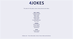 Desktop Screenshot of 4jokes.com